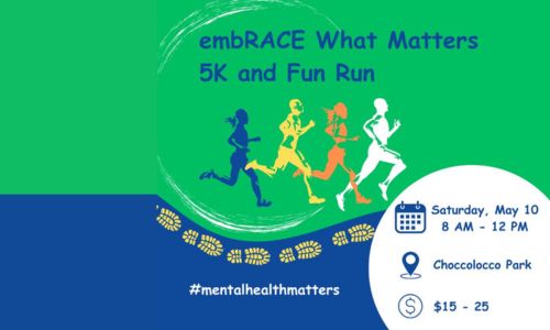 Oxford, AL – Community members from across Calhoun and surrounding counties are invited to Choccolocco Park on Saturday, May 10 for the embRACE What Matters 5K & Fun Run, a morning of fitness, fun, and mental health advocacy. The event will run from 8:00 a.m. to 12:00 p.m., with onsite race registration and warm-ups beginning at 6:30 a.m. Designed to raise awareness and build community support for mental health, the event welcomes participants of all ages and abilities to walk, run, or simply enjoy the festivities. Families can look forward to free food, bouncy houses, games, local vendors, and a variety of mental health resources—all with free parking and no admission fee for general attendees. Organizers have made participation accessible with multiple registration options: Blackberry Hill Summer Camp 5K Race: $25 general registration or $15 for students. Online registration closes April 30, with in-person payment available the day of. Fun Run: $15 with a t-shirt or free without a t-shirt (or for those already registered for the 5K). Begins following the 5K race. Sleep In/Virtual 5K: For those who prefer to support the cause from home—$15 registration includes a t-shirt. The 5K will include 45 awards across multiple categories, including: Top overall male and female finishers Age group winners (from ages 9 and under to 50+) Oldest finishers The Fun Run will award the top 3 males and top 3 females overall. This family-friendly event is made possible through broad community support from school Mental Health Service Coordinators, School Social Workers, Jacksonville State University’s Social Work Program, local mental health agencies, non-profits, and vendors. Participating school districts include Calhoun County, Cleburne County, Jacksonville City Schools, and Oxford City Schools. “This event brings people together to focus on what really matters—mental health, community, and support,” say organizers. “Whether you’re racing, walking, or just cheering on friends, there’s something here for everyone.” To register or learn more, visit https://tinyurl.com/6ksmbeyh. Come out and embRACE What Matters—because mental health matters to all of us. embRACE What Matters 5K & Fun Run-2