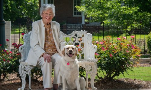 Governor Ivey Introduces Huntley, New First Dog of Alabama